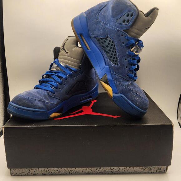 Jordan 5 Retro - 'Blue Suede'‎ (Size 9.5) *Nice Condition w/ OG Box*